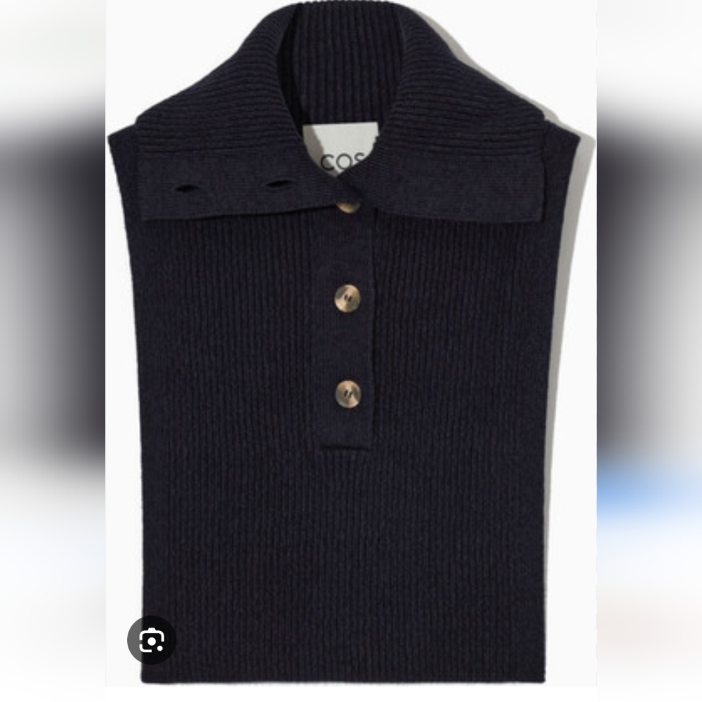 Cos wool blended bib